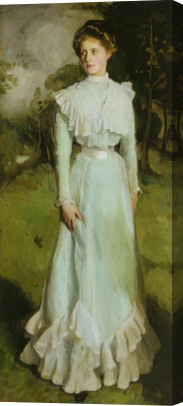 Harrington Mann Portrait of Miss Isabella Nairn Stretched Canvas Print / Canvas Art