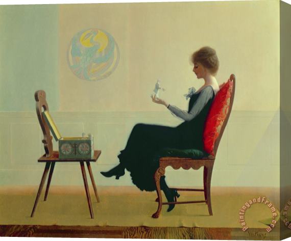 Harry Wilson Watrous The Suitors Stretched Canvas Painting / Canvas Art