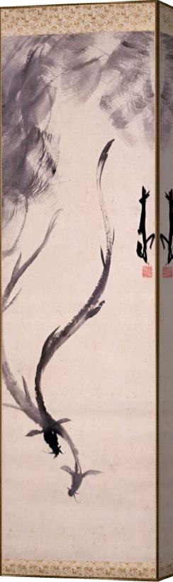 Hayashi Jikko Eels Stretched Canvas Painting / Canvas Art