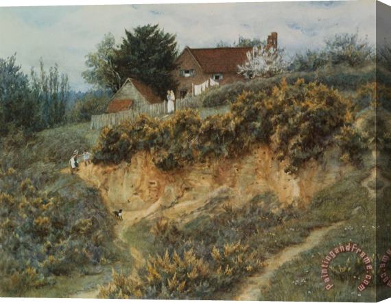 Helen Allingham At Sandhills Witley Stretched Canvas Painting / Canvas Art