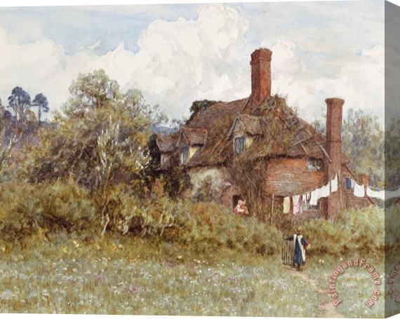 Helen Allingham In the Spring Stretched Canvas Painting / Canvas Art