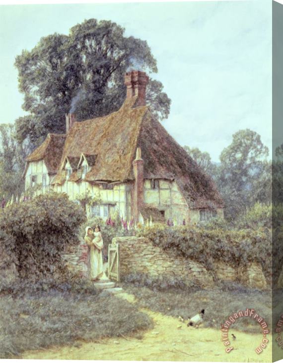 Helen Allingham Near Witley Surrey Stretched Canvas Painting / Canvas Art