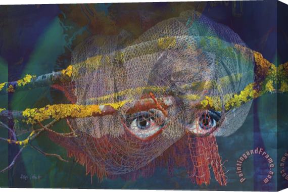 Helga Schmitt Blowfish Stretched Canvas Painting / Canvas Art