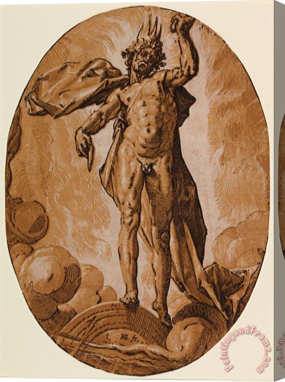 Hendrick Goltzius Day (helios) Stretched Canvas Painting / Canvas Art