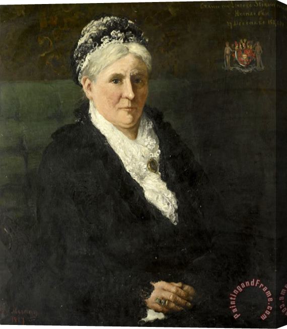 Hendrik Willem Mesdag Maria Hermina Heemskerk (1827 1908). Echtgenote Van Menno David Graaf Van Limburg Stirum Stretched Canvas Print / Canvas Art