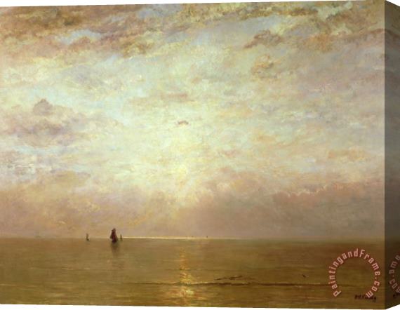 Hendrik William Mesdag Sunset Stretched Canvas Painting / Canvas Art