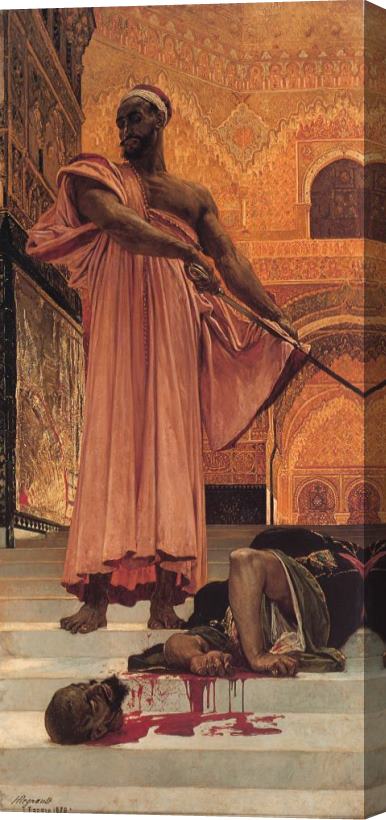 Henri Alexandre Georges Regnault Summary Judgment Under The Moorish Kings of Granada Stretched Canvas Print / Canvas Art