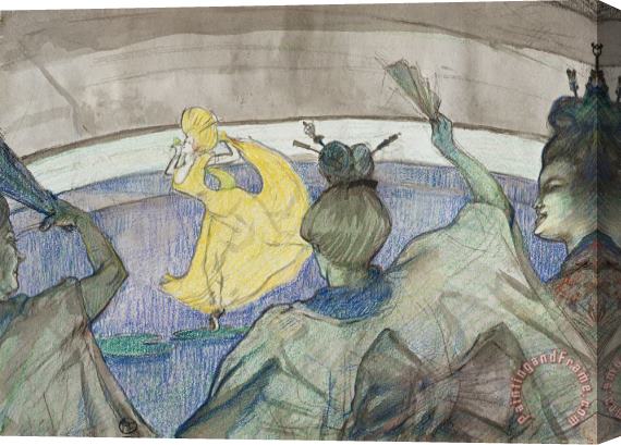 Henri de Toulouse-Lautrec At the Circus Stretched Canvas Painting / Canvas Art
