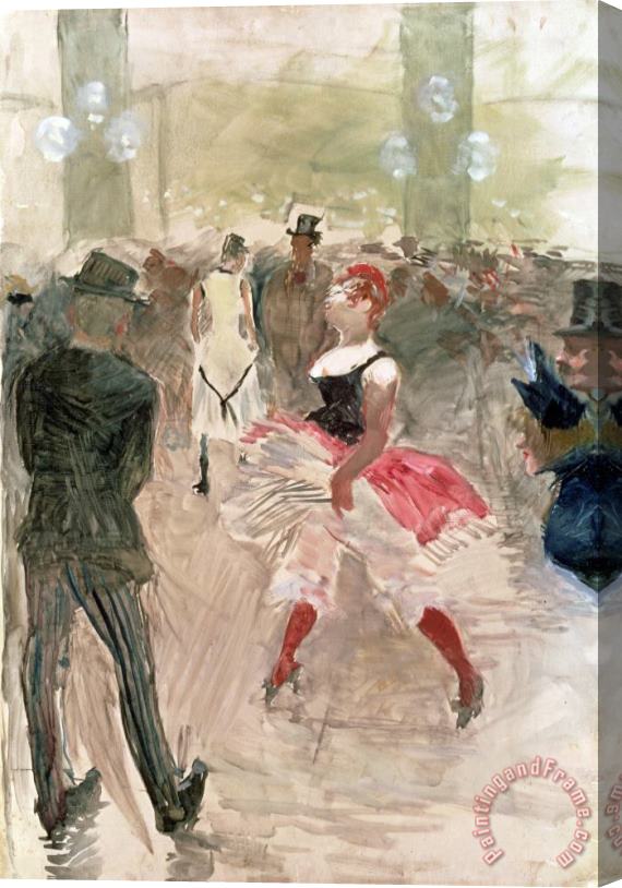 Henri de Toulouse-Lautrec At The Elysee, Montmartre Stretched Canvas Print / Canvas Art