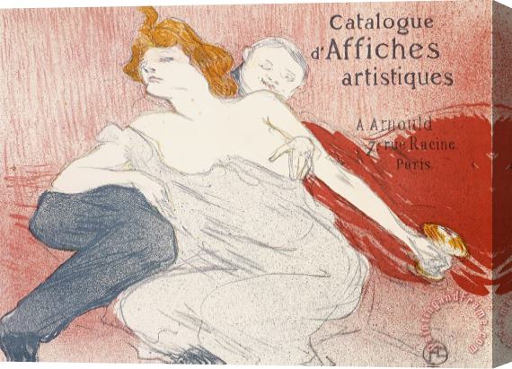 Henri de Toulouse-Lautrec Debauche Deuxieme Planche Stretched Canvas Print / Canvas Art