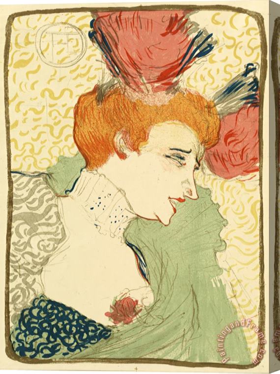 Henri de Toulouse-Lautrec Marcelle Lender Stretched Canvas Print / Canvas Art