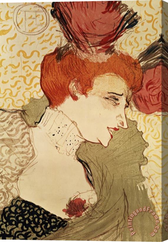 Henri de Toulouse-Lautrec Mlle Marcelle Lender Stretched Canvas Painting / Canvas Art