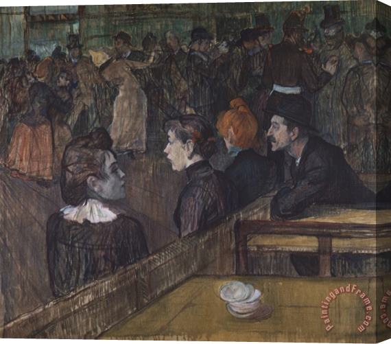 Henri de Toulouse-Lautrec Moulin De La Galette Stretched Canvas Painting / Canvas Art