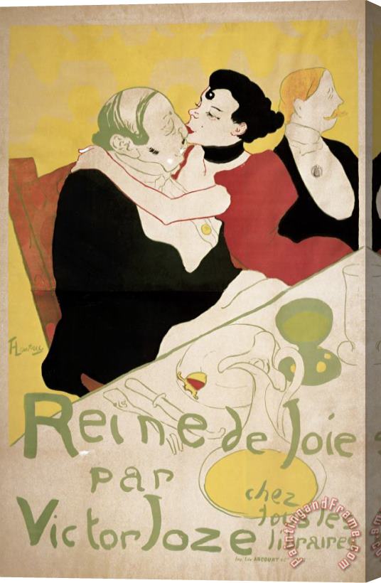Henri de Toulouse-Lautrec Queen of Joy Stretched Canvas Print / Canvas Art