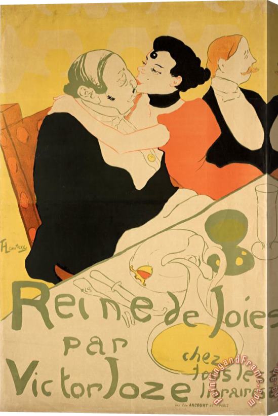 Henri de Toulouse-Lautrec Queen of Joy Stretched Canvas Painting / Canvas Art