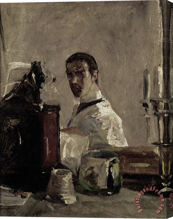 Henri de Toulouse-Lautrec Self Portrait Stretched Canvas Print / Canvas Art
