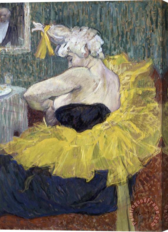 Henri de Toulouse-Lautrec The Clown Cha U Kao Stretched Canvas Painting / Canvas Art