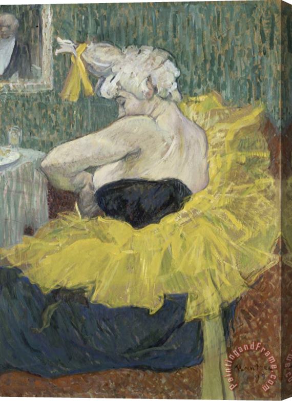 Henri de Toulouse-Lautrec The Clown Cha U Kao Stretched Canvas Print / Canvas Art