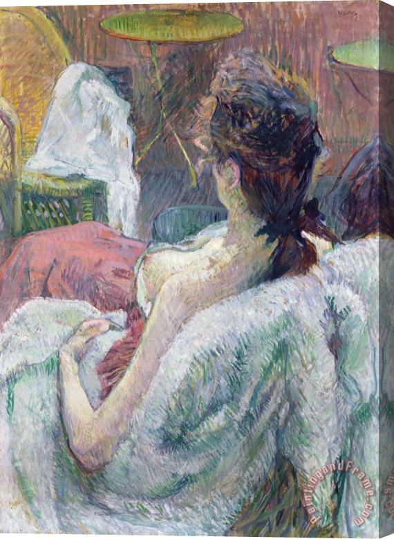 Henri de Toulouse-Lautrec The Model Resting Stretched Canvas Painting / Canvas Art