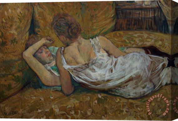 Henri de Toulouse-Lautrec Two friends Stretched Canvas Painting / Canvas Art