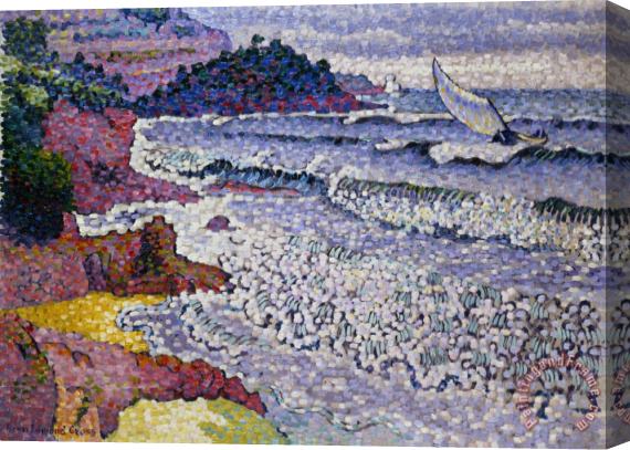 Henri-Edmond Cross The Choppy Sea Stretched Canvas Print / Canvas Art