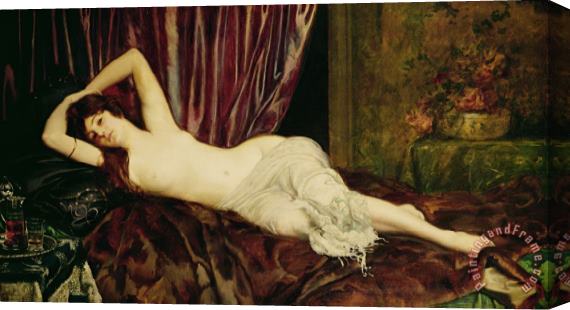 Henri Fantin Latour Reclining Nude Stretched Canvas Print / Canvas Art