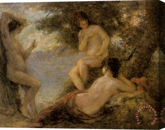 Henri Fantin Latour The Sirens Stretched Canvas Painting / Canvas Art