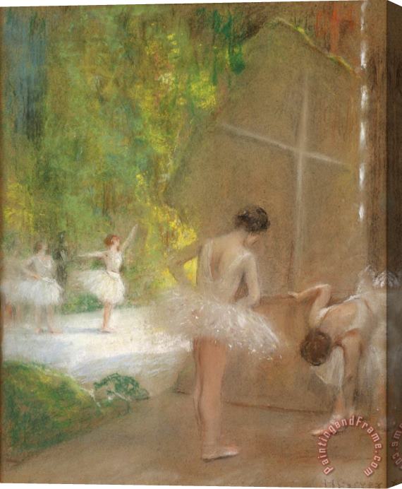 Henri Gervex Three Ballerinas Stretched Canvas Painting / Canvas Art