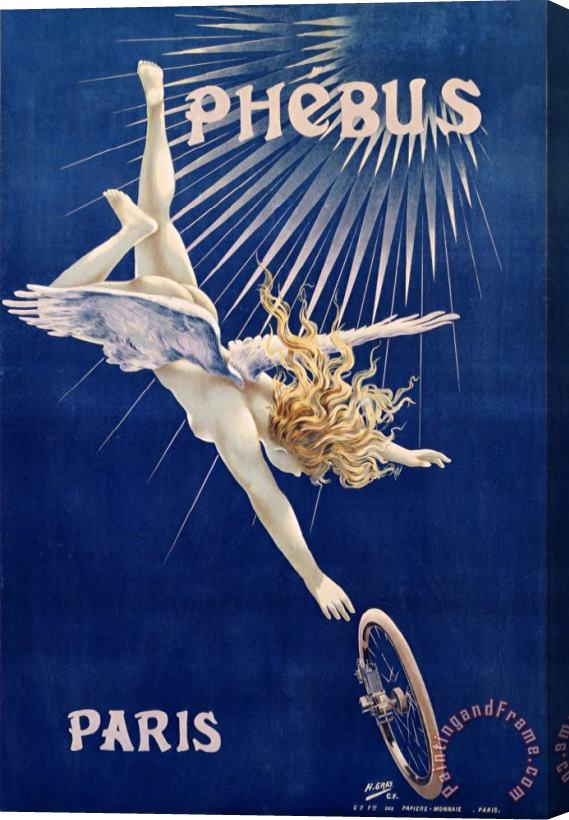 Henri Gray Phebus Paris Poster Stretched Canvas Print / Canvas Art