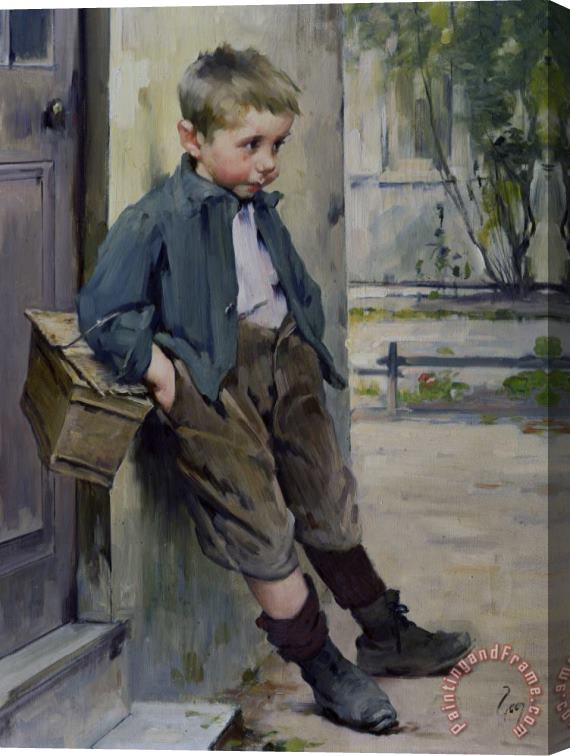 Henri Jules Jean Geoffroy Out Of The Game Stretched Canvas Painting / Canvas Art