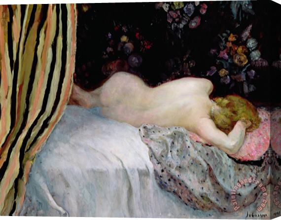 Henri Lebasque Sleeping Woman Stretched Canvas Painting / Canvas Art