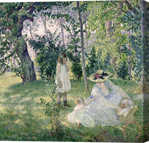 Henri Lebasque The Picnic Stretched Canvas Painting / Canvas Art