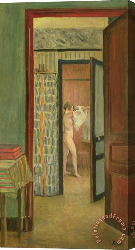 Henri Lebasque The Toilet Stretched Canvas Painting / Canvas Art