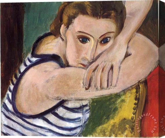 Henri Matisse Blue Eyes 1934 Stretched Canvas Print / Canvas Art