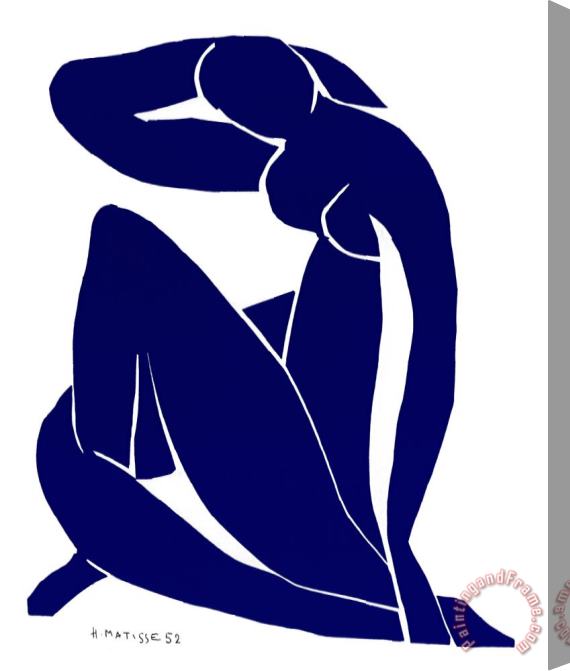 Henri Matisse Blue Nude II Stretched Canvas Painting / Canvas Art