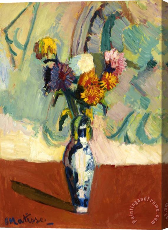 Henri Matisse Bouquet, Vase Chinois, 1901 Stretched Canvas Print / Canvas Art