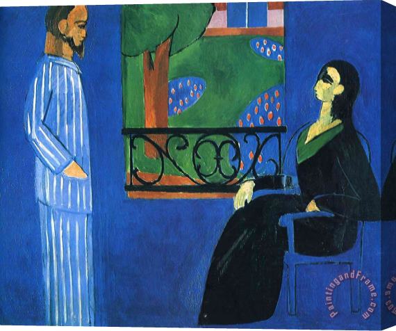 Henri Matisse Conversation 1912 Stretched Canvas Painting / Canvas Art