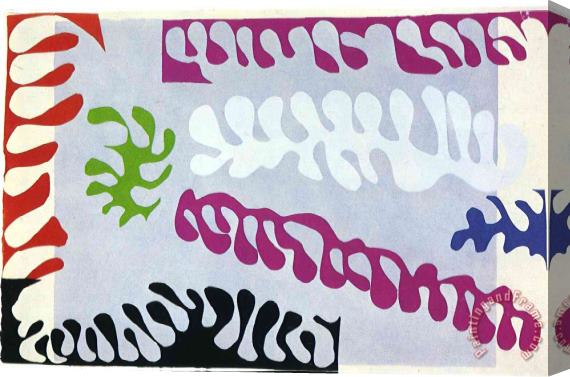 Henri Matisse Cut Outs 1 Stretched Canvas Painting / Canvas Art