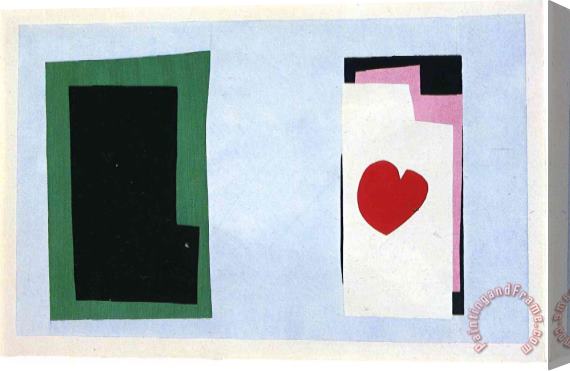Henri Matisse Cut Outs 2 Stretched Canvas Print / Canvas Art