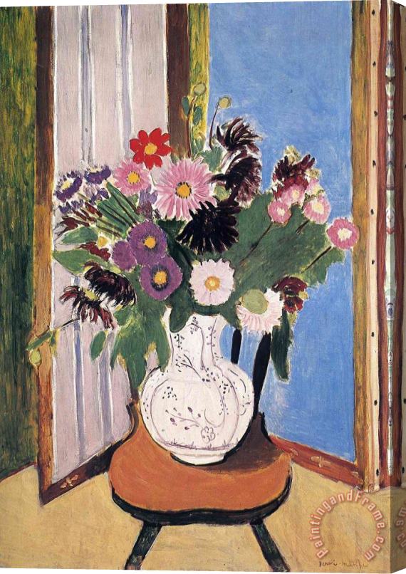 Henri Matisse Daisies 1919 Stretched Canvas Painting / Canvas Art