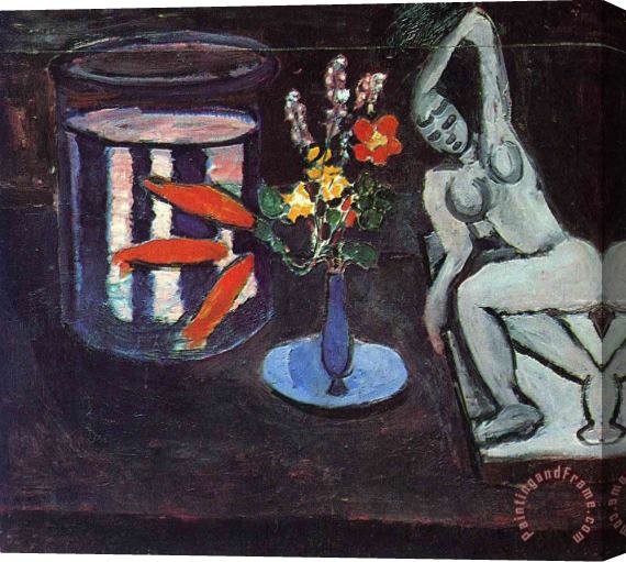 Henri Matisse Fish Tank in The Room 1912 Stretched Canvas Print / Canvas Art