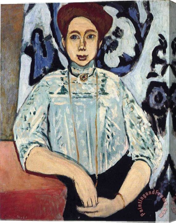 Henri Matisse Greta Moll 1908 Stretched Canvas Painting / Canvas Art