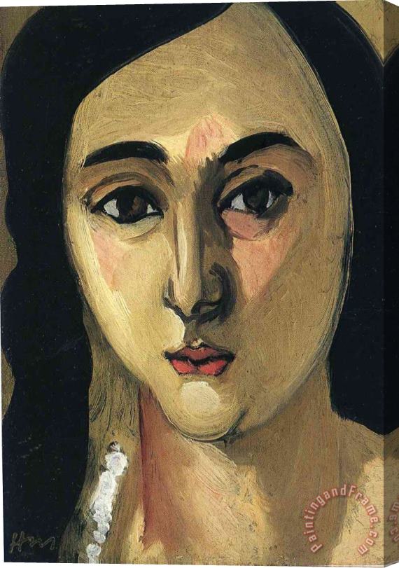 Henri Matisse Head of Lorette 1917 Stretched Canvas Painting / Canvas Art