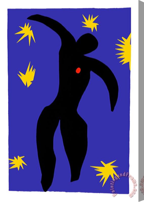 Henri Matisse Icarus Stretched Canvas Painting / Canvas Art