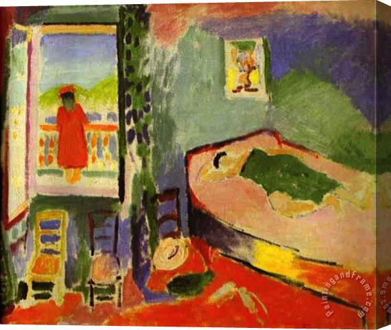 Henri Matisse Interior At Collioure Stretched Canvas Painting / Canvas Art