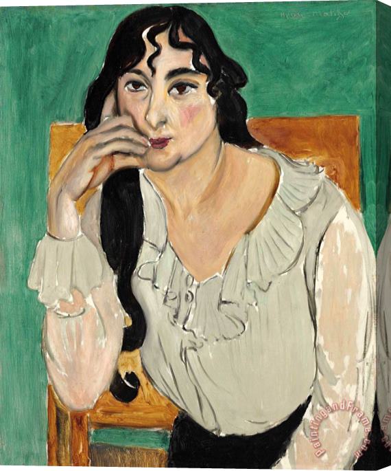 Henri Matisse L'italienne (lorette) Stretched Canvas Painting / Canvas Art