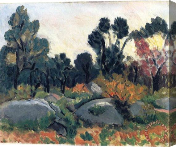 Henri Matisse Landscape 3 Stretched Canvas Painting / Canvas Art