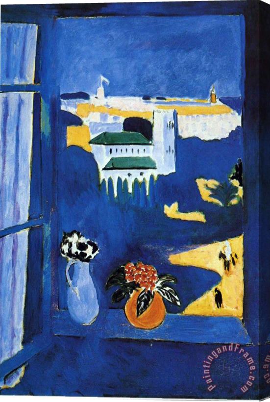 Henri Matisse Landscape Viewed From a Window 1913 Stretched Canvas Painting / Canvas Art