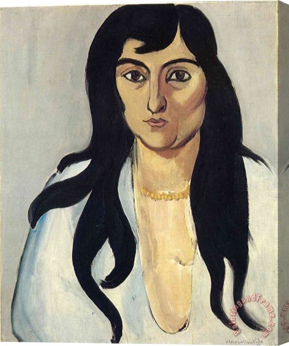 Henri Matisse Laurette with Long Locks 1916 Stretched Canvas Painting / Canvas Art