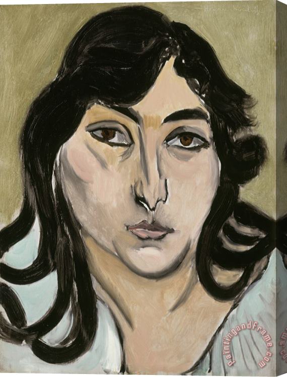 Henri Matisse Lorette with Long Locks Stretched Canvas Print / Canvas Art